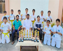 Milagres Central School shines at National Level Open Karate Championship